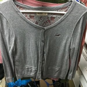 Hollister large grey sweater